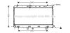 AVA QUALITY COOLING SU2057 Radiator, engine cooling